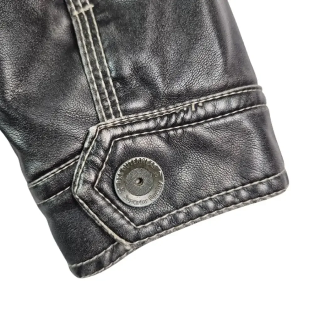 BKE "Garrison"  Faux Leather Jacket w/ Fleece Liner Size Youth Boys XL 18-20 - Picture 7 of 13